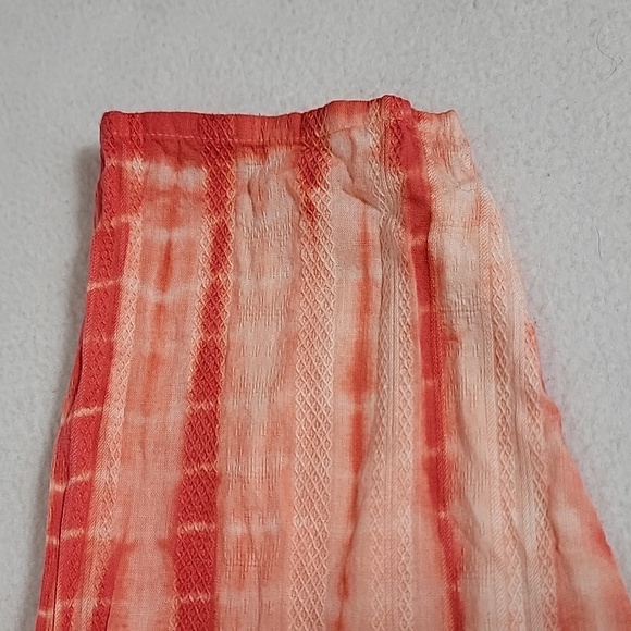 Ruff Hewn Women's White Pink Striped Tye Dye W/ Stud Accent Tunic Top,  1X - Picture 3 of 9